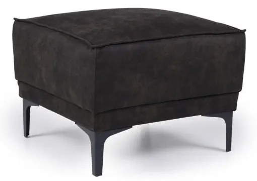 Sgabello antracite in similpelle Copenhagen - Scandic