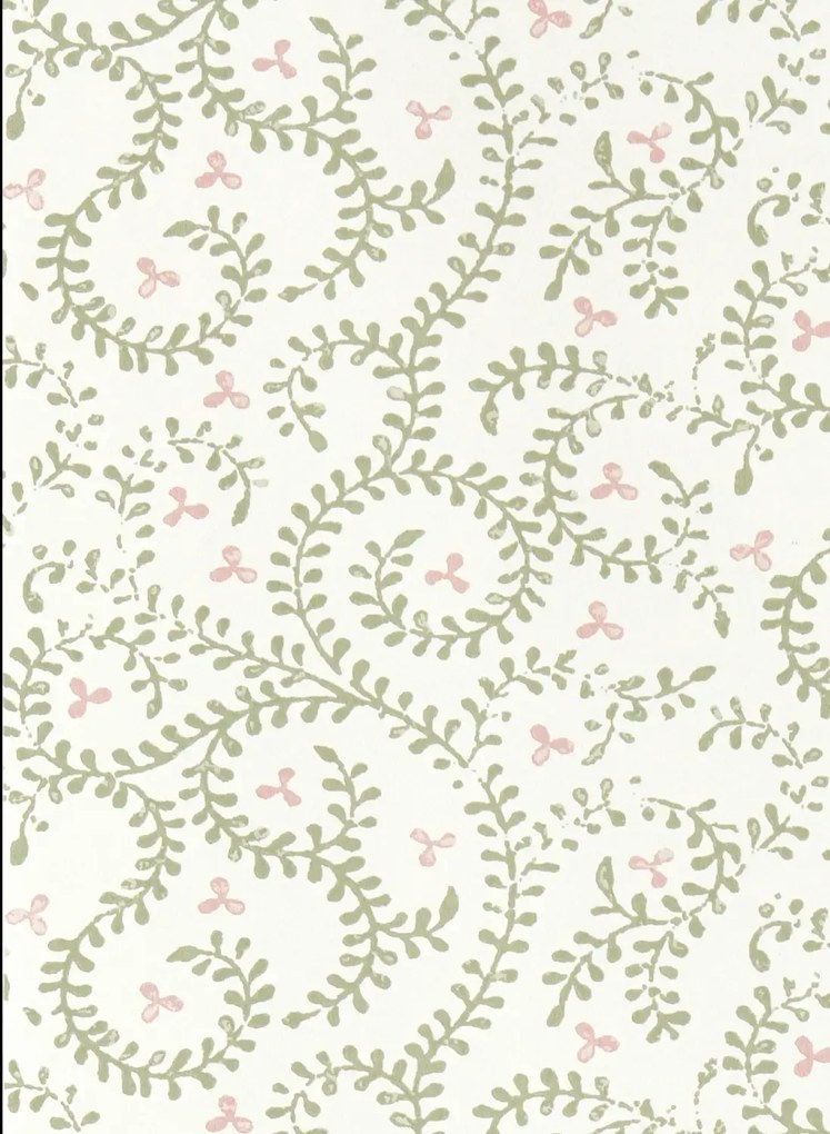 Clarke & Clarke Carta da parati Buta - Sage