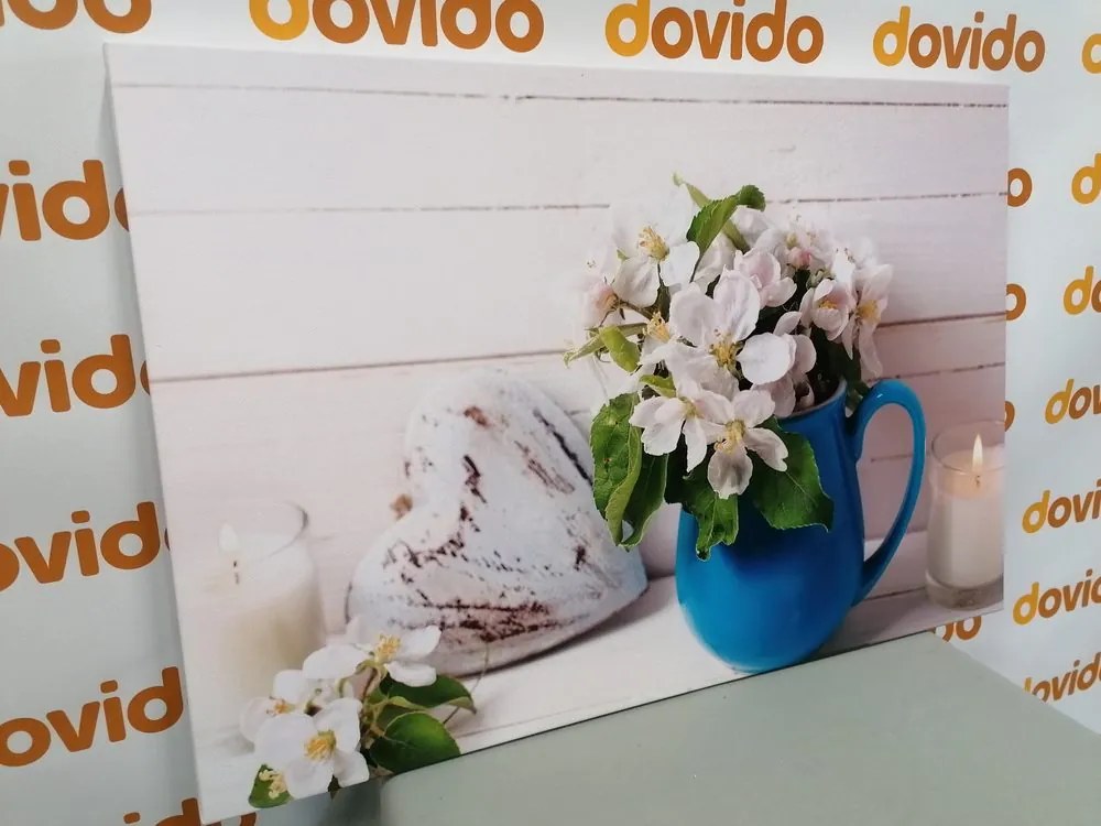 Quadro su tela – Fiori nel vaso