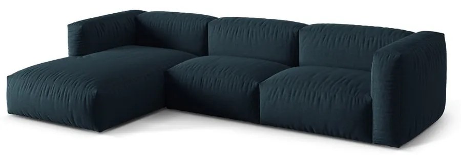 Divano angolare modulare blu scuro (angolo sinistro) Martina - Micadoni Home