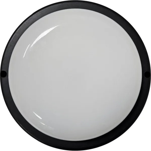 Plafoniera LED da esterno LED/15W/230V 4200K diametro 15,5 cm IP64 nero