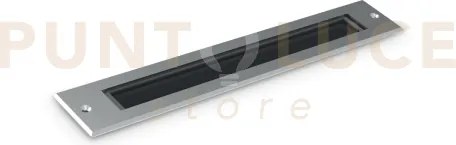 Thor segnapasso ad incassi led 3000k 10w  850 lm ip67 31cm acciaio