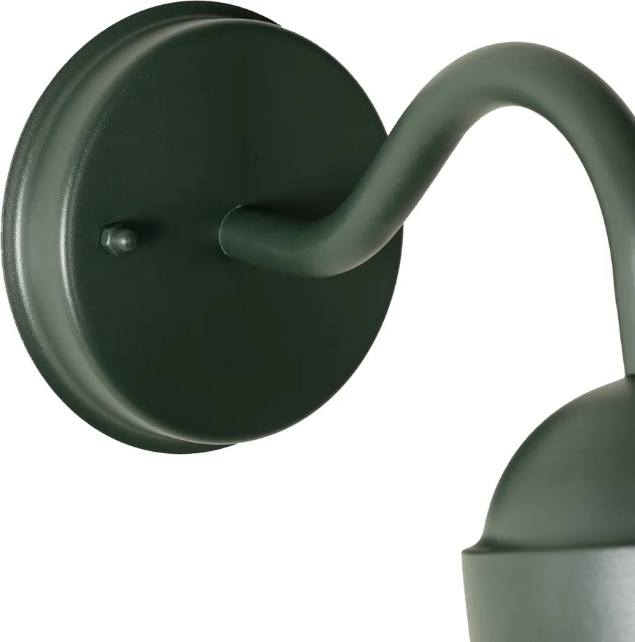 Lampada da parete moderna per esterno verde scuro IP44 - Kansas