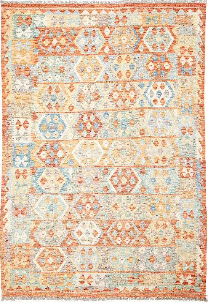 Kilim Tappeto 170x240 (Afghanistan) Tessuto A Mano