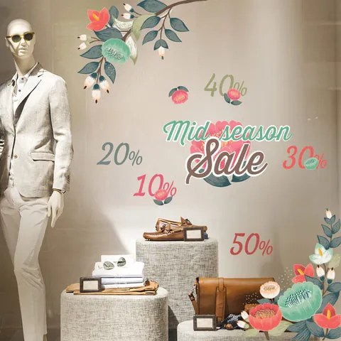 Saldi a primavera | Vetrofania