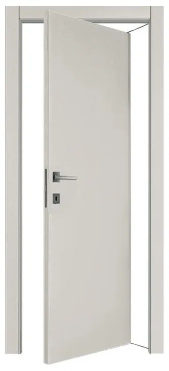 Porta interna rototraslante Idra in legno colore grigio, L 70 x H 210 cm, apertura reversibile