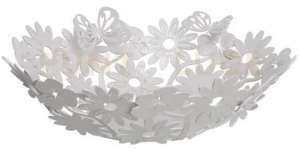 Centro tavola di design margherite piccolo bianco marmo