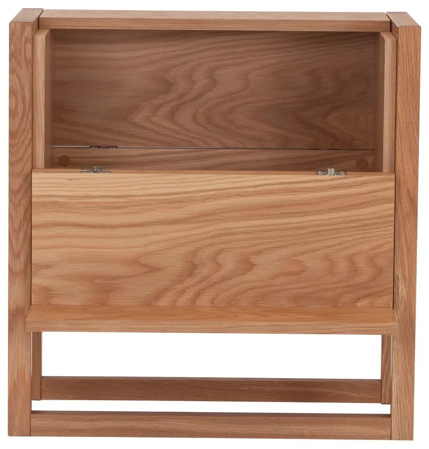 Mobile da vino in legno di quercia in colore naturale 59x60 cm NewEst - Woodman