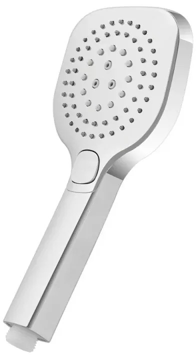 Doccino arrotondato 26 cm con tre tipi di getto cromo in ABS Hidra