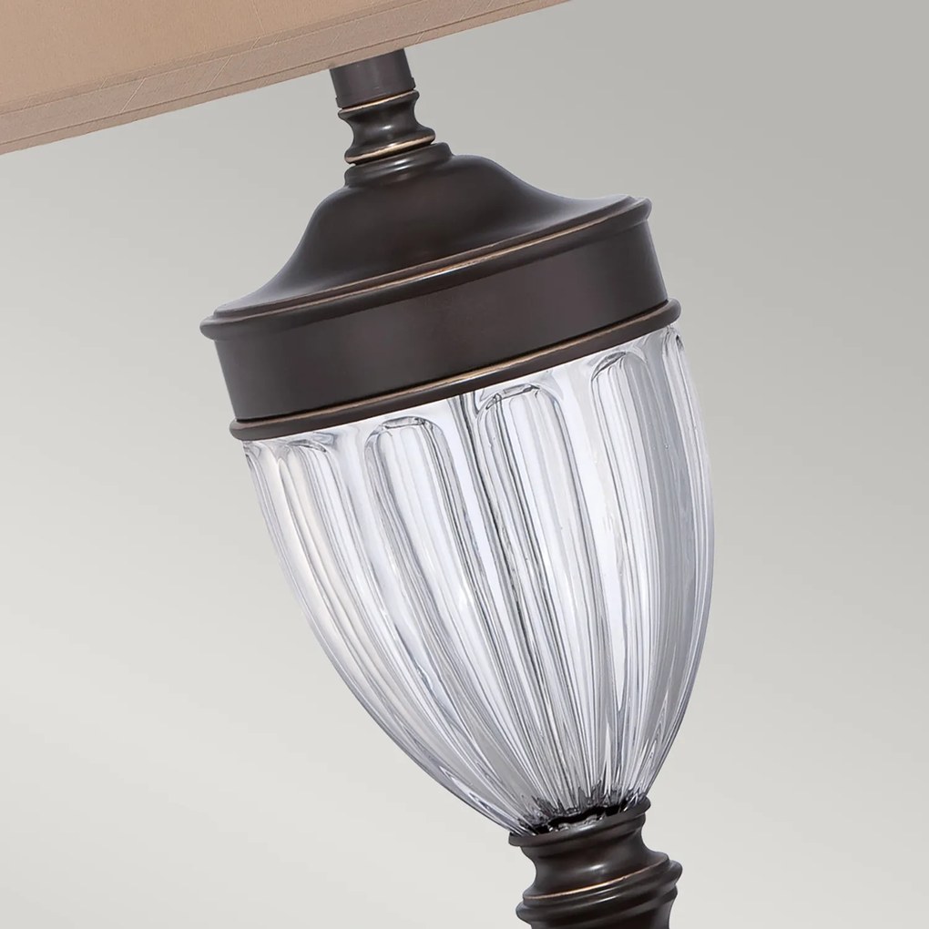 Lampada Da Scrivania Contemporanea Dennison Metallo Bronzo Palladiano 1 Luce E27