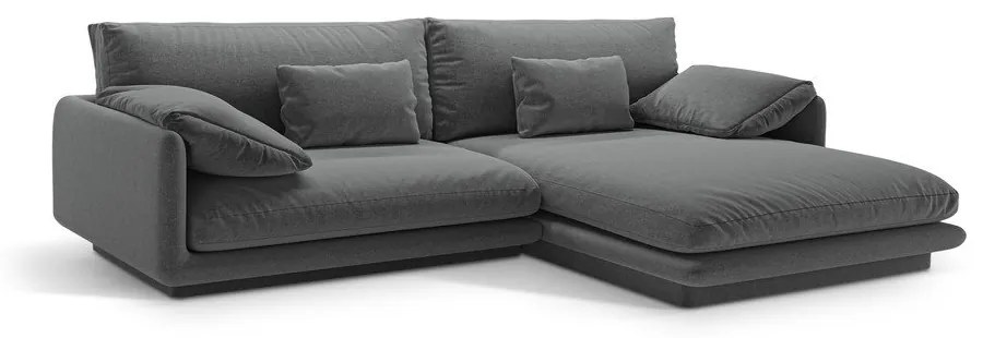 Divano angolare grigio scuro (angolo destro) Torino - Micadoni Home
