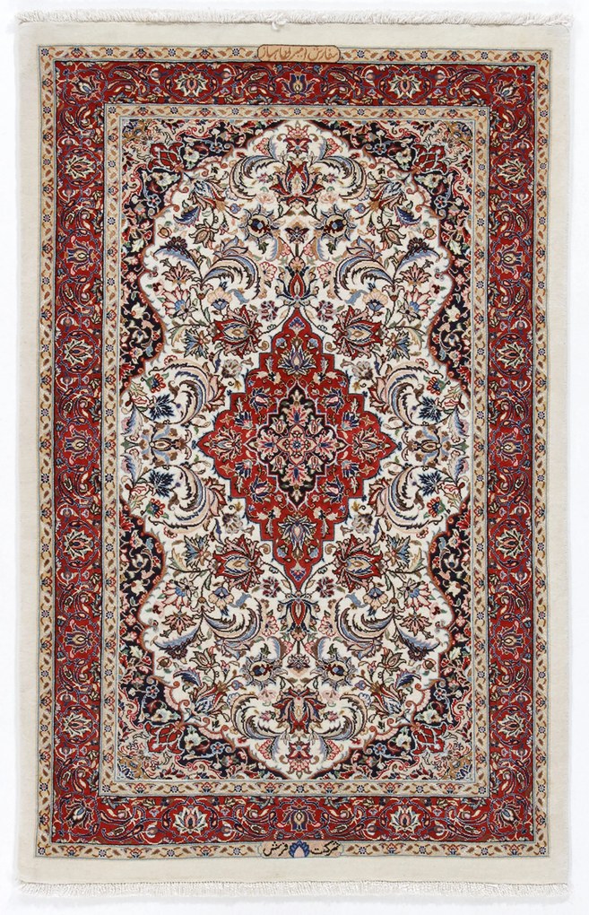 Isfahan Tappeto persiano 90x140 (Iran) Annodato A Mano