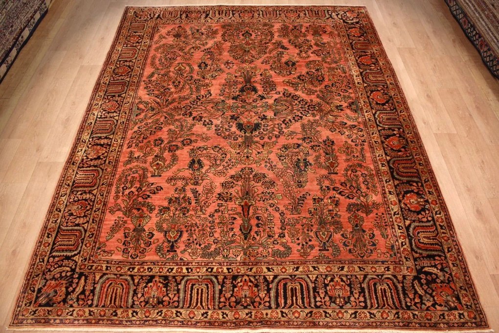 Sarouk Tappeto 350 x 270 (Iran) Annodato A Mano