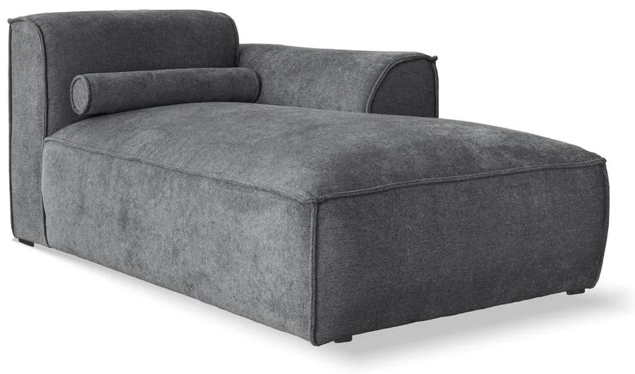 Divano componibile grigio (con penisola a destra) Flex Felix – Miuform