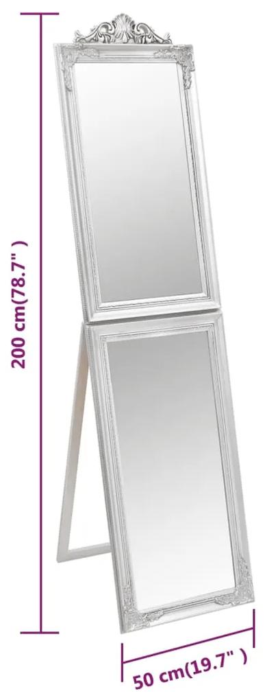 Specchio Autoportante Argento 50x200 cm