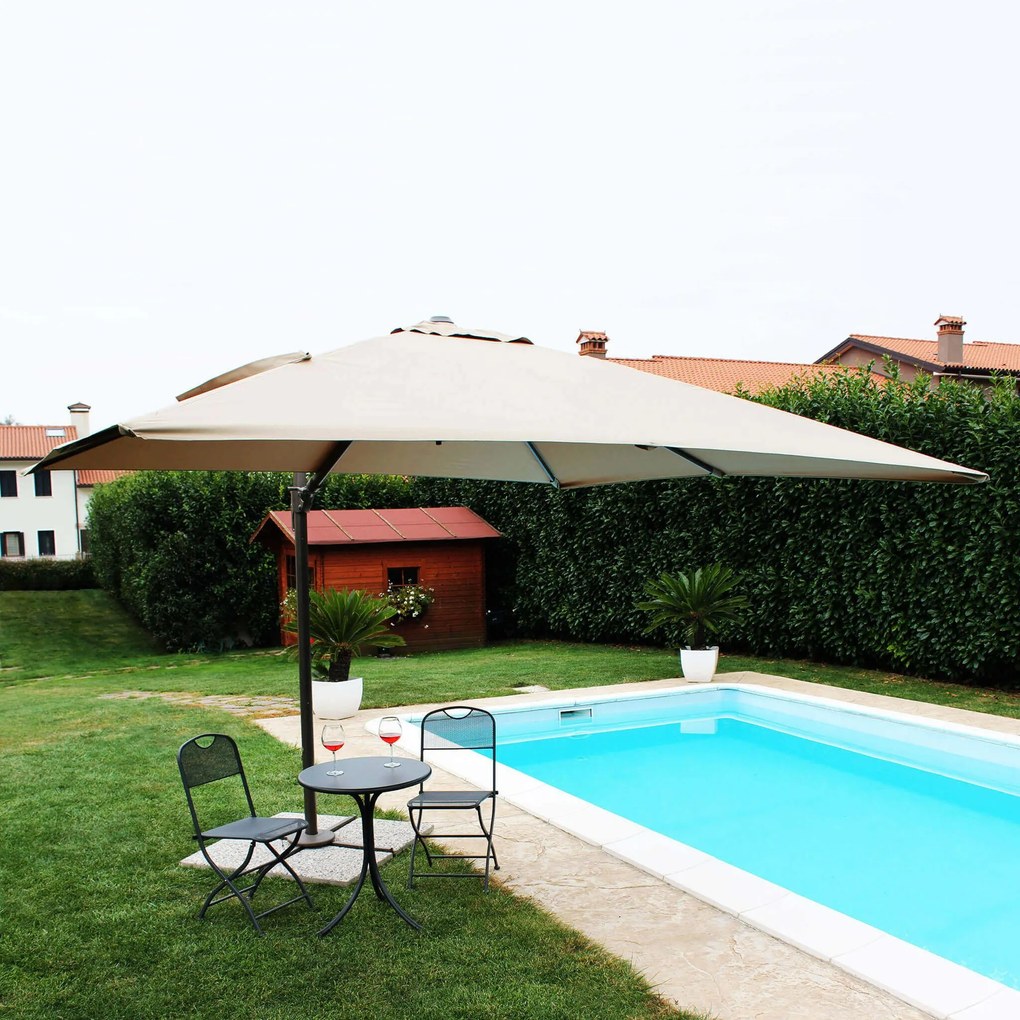 MERIDIES - ombrellone decentrato 3 x 4 m