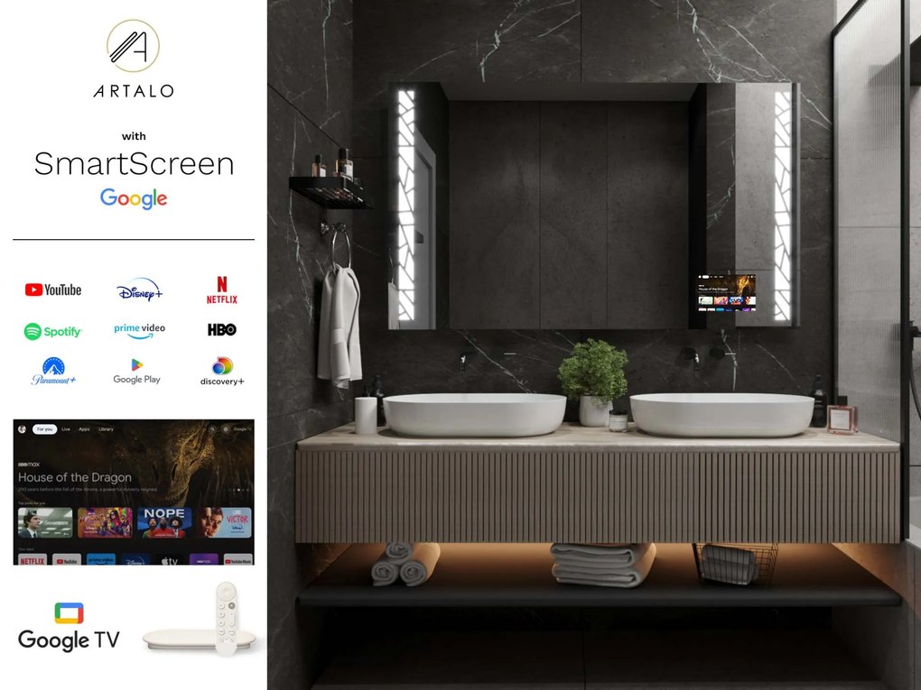 Specchio con LED illuminazione M22 premium