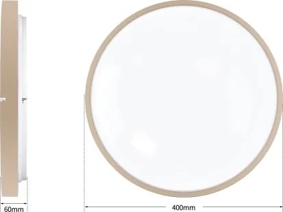 Brilagi - Apparecchio LED dimmerabile GLASS POOL DOUBLE LED/48W/230V 40 cm beige + telecomando