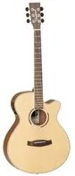 Chitarra acustica discovery super folk natural open pore satin dbt sfce ov