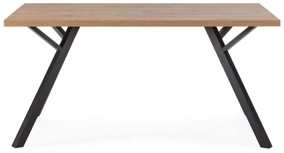 Tavolo da pranzo con piano in rovere massiccio 90x160 cm Marion – Marckeric