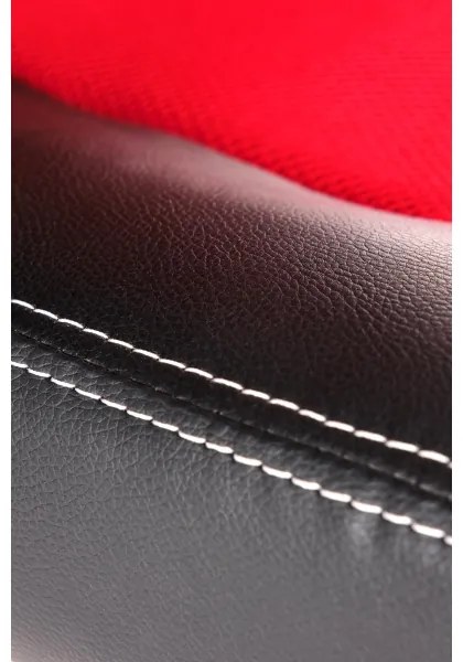 Sedia da ufficio KENU nera/rossa