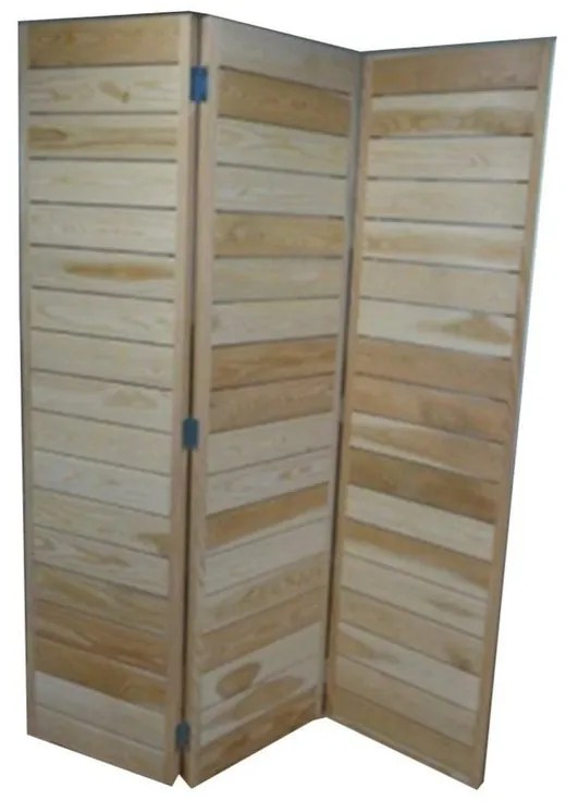 Parete divisoria Oria in legno L 150 x H 185 cm sbiancato