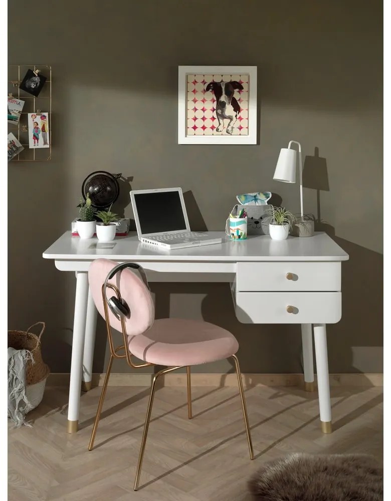 Tavolo da lavoro per bambini bianco in legno di pino Billy - Vipack