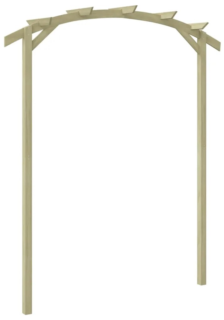 Pergola Da Giardino Legno Di Pino Impregnato 180x210x40 Cm /