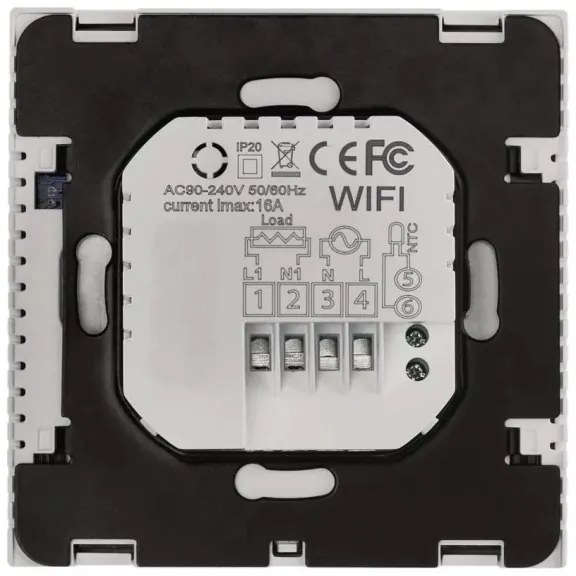 Digital termostato per il riscaldamento a pavimento GoSmart 230V/16A Wi-Fi Tuya