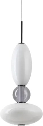Lumiere lampadario a sospensione led 3000k 27w 3550 lm 71,2x28cm ...