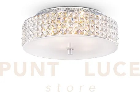 Roma lampadario da soffitto 6 luci attacco g9 lampadine incluse det...