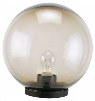 Globo testa-palo d.60 fume' d.300 e27 nero(ULTIMI DISPONIBILI - N°1)