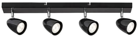 Rabalux 73021 - Faretto PERICO 4xGU10/5W/230V nero