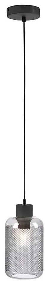 Paul Neuhaus 2006-25 - Lampadario a sospensione con filo BOLETUS 1xE27/10W/230V diametro 14 cm grigio