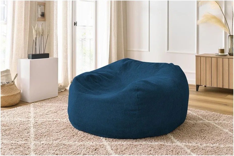 Puof a sacco blu Voltaire – Bobochic Paris