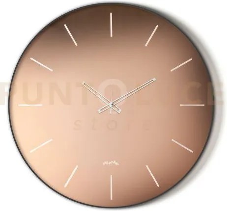 Orologio da parete giotto 45 nero,velour luxe rosa