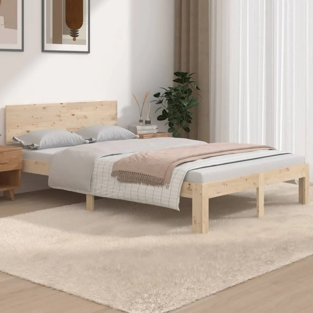 Giroletto İn Legno Massello 120x190 Cm Small Double /