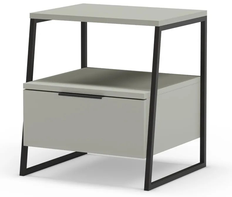 Comodino verde-grigio Velia - Marckeric