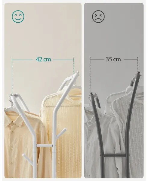 Appendiabiti mobile LINEA bianco