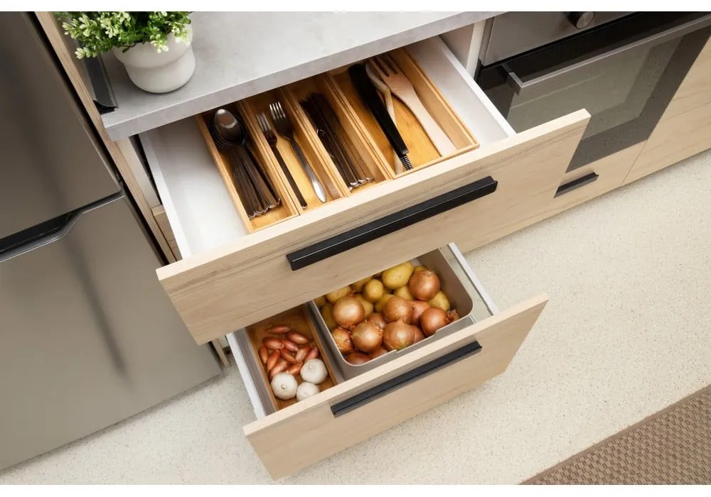 Organizzatore in bambù Woody, 30 x 15 x 6,35 cm - Compactor