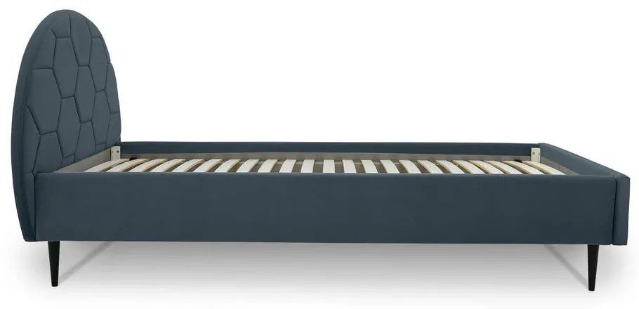 Letto blu per bambini con contenitore 120x200 cm Mercury - Scandic