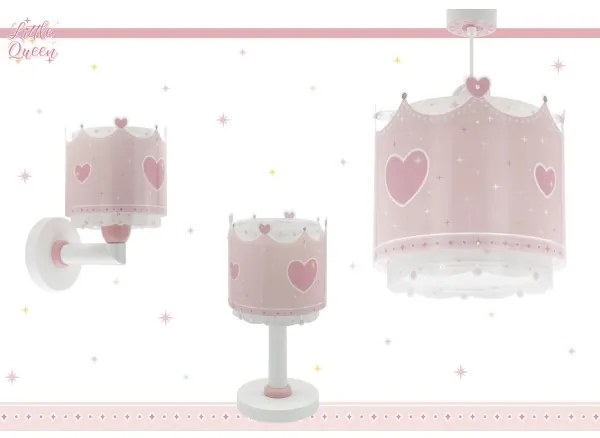 Dalber 61109 - Applique per bambini LITTLE QUEEN 1xE27/60W/230V