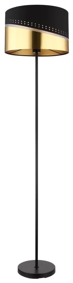 Globo 54046S - Lampada con piedistallo OR 1xE27/60W/230V diametro 35 cm nero/oro