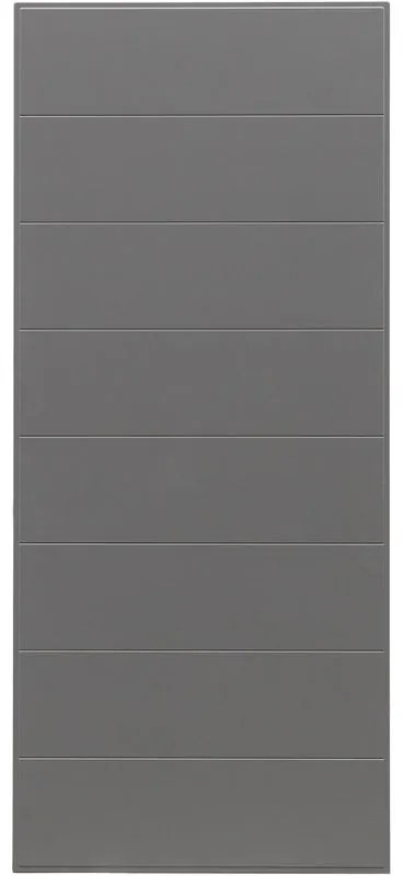 Pannello per porta blindata rivestito melamina pvc grigio L 90.7 x H 210 cm, Sp 7 mm
