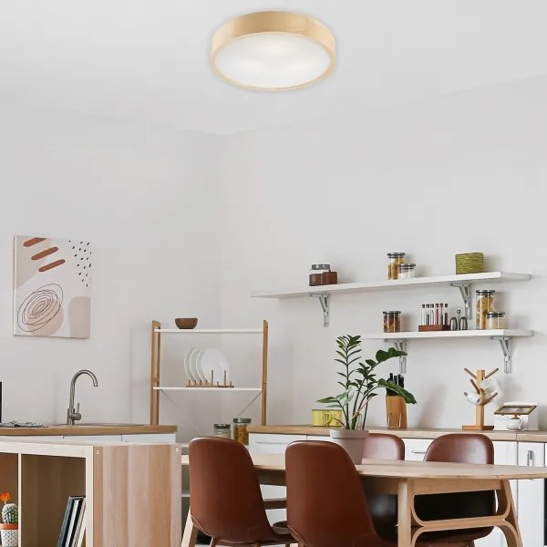 Lampada a soffitto NATURAL 3xE27/60W/230V Ø47 cm pino