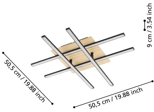 Eglo 99793 - Plafoniera LED MARINELLO LED/21W/230V