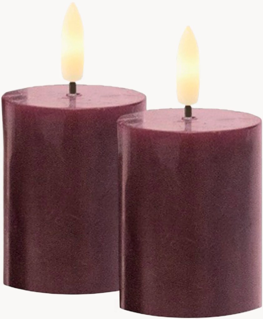 Set di 2 candele a LED ricaricabili Sille Mini