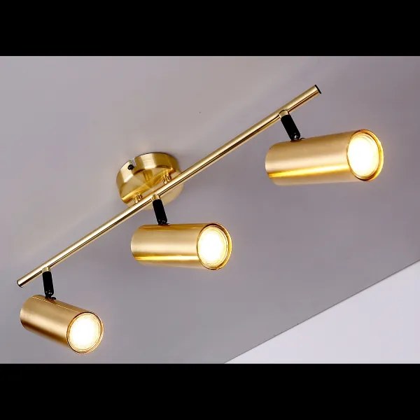 Faretto COLLY 3xGU10/15W/230V oro