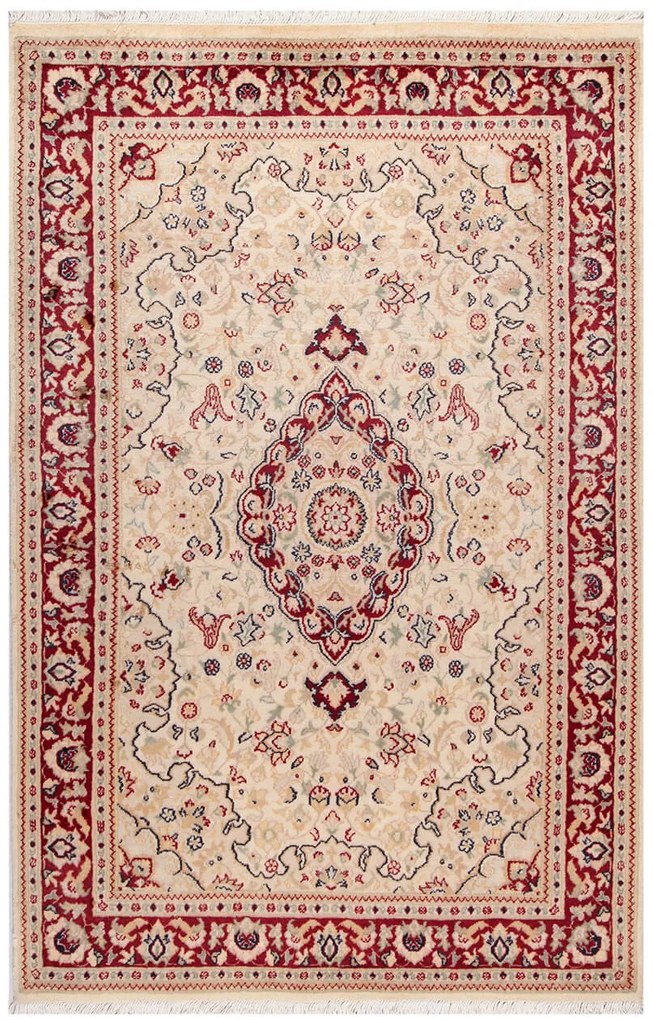 Tabriz Tappeto 120x190 (Iran) Annodato A Mano