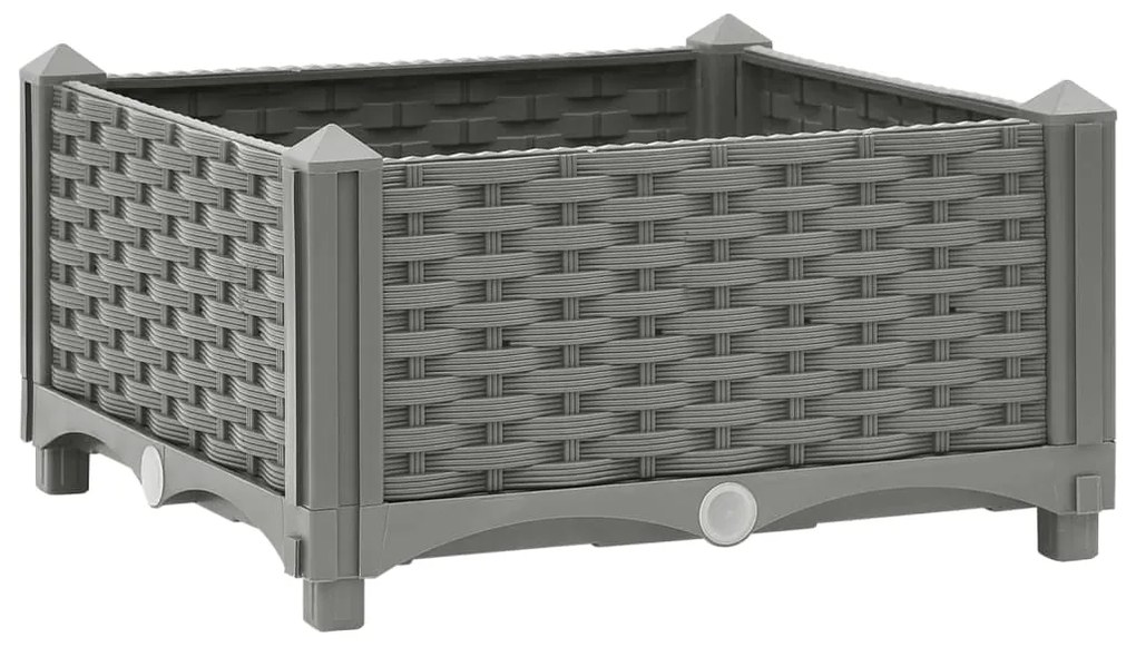 Fioriera Rialzata 40x40x23 Cm İn Polipropilene /